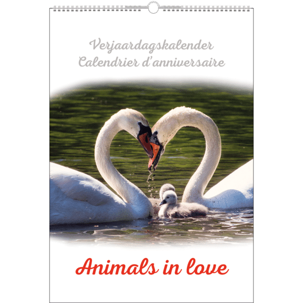 Calendrier d'anniversaire 'Animals in Love'