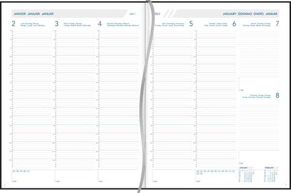 Agenda Plan-a-week relié 2023
