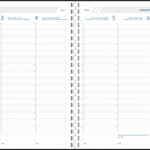 Agenda Plan-a-week spirale 2023