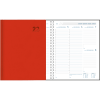 Agenda Plan-a-week spirale 2023 rouge