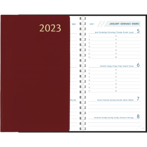 Agenda Visuplan spirale 2023 bordeaux
