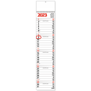 Calendrier languette XL 2023
