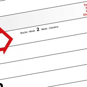 Calendrier languette XL 2023 - Détail