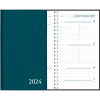 Agenda Visuplan 2024 perl - bleu vert