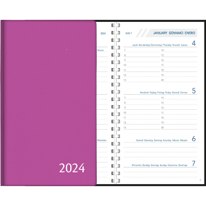 Agenda Visuplan 2024 perl - violet