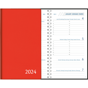 Agenda Visuplan 2024 perl - rouge
