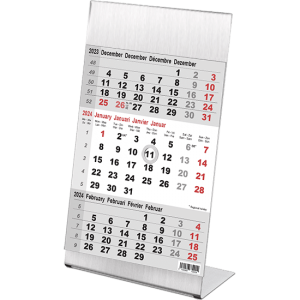 Calendrier de bureau Steel 2024