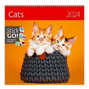 Calendrier mural Cats 2024