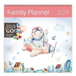 Calendrier mural Family planner 2024