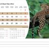 Calendrier de bureau Wildlife 2025 – Mars