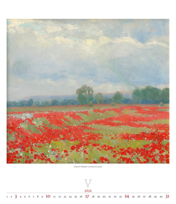 Calendrier mural Art Impressionism 2026 - mai