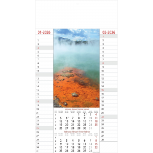 Calendrier mural Amazing Nature 2026