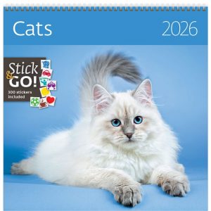 Calendrier mural Cats 2026