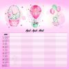 Calendrier mural Family Planner – avril détail