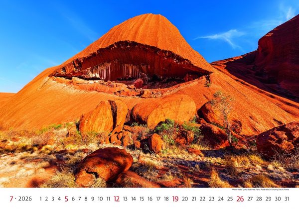 Calendrier mural National Parks 2026 - juillet