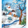 Calendrier mural Art Naive 2026 – décembre