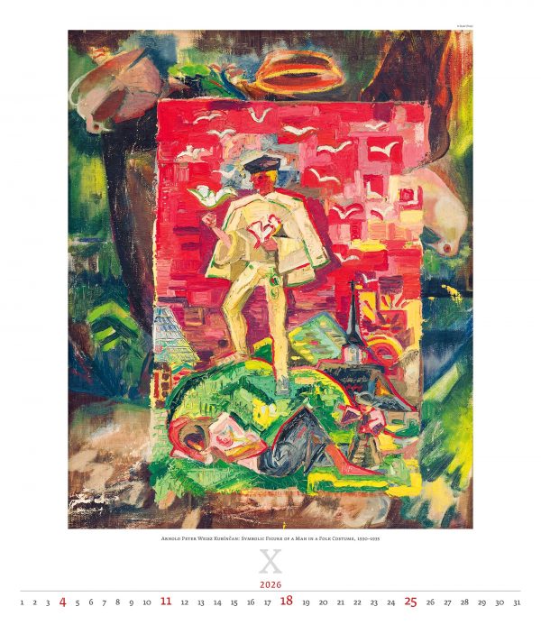 Calendrier mural Art Expressionism 2026 - octobre