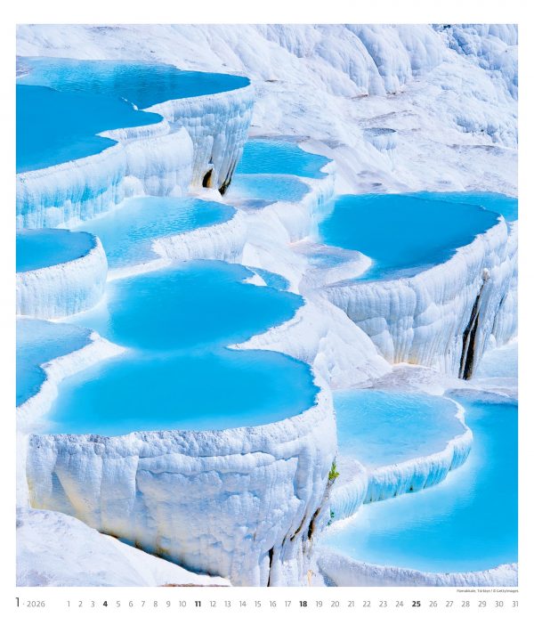 Calendrier mural Geo Art 2026 - janvier