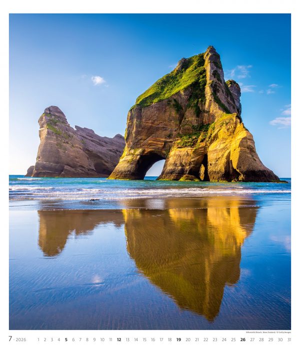 Calendrier mural Geo Art 2026 - juillet