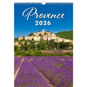 Calendrier mural Provence 2026