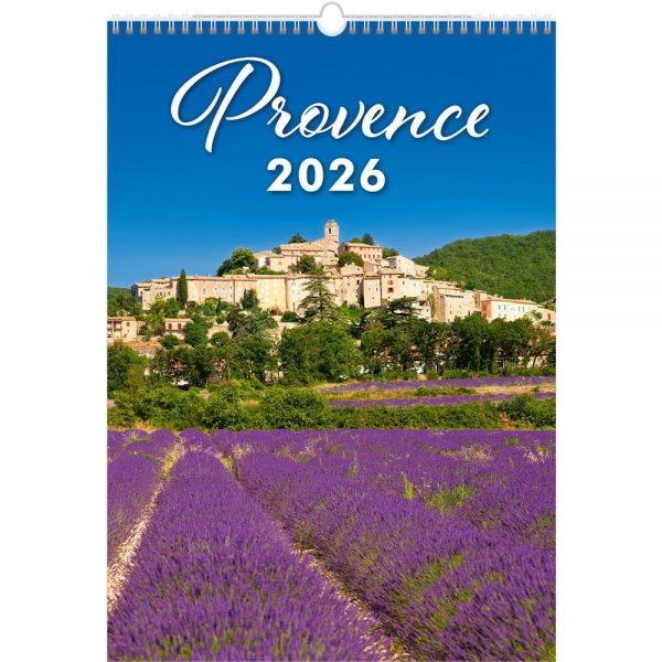 Calendrier mural Provence 2026