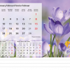 Calendrier de bureau Beautiful Nature 2026 – février