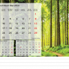 Calendrier de bureau Beautiful Nature 2026 – mars