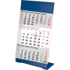 Calendrier de bureau 3 mois Color bleu 2026