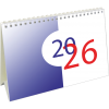 Calendrier de bureau International 2026 – page de garde