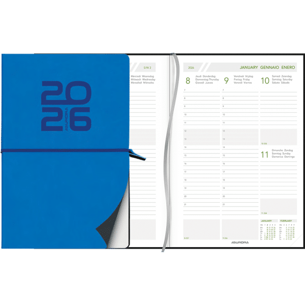 Agenda Universe 2026 bleu