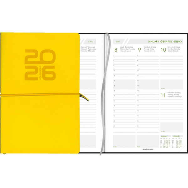 Agenda Universe 2026 jaune