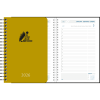 Agenda 2026 Daily wire-o jaune paille