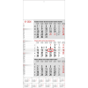Calendrier trimestriel Mémo avec récapitulatif annuel 2026