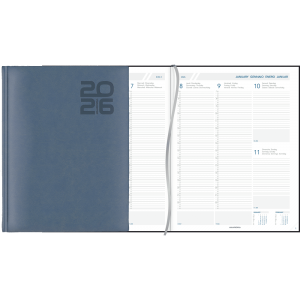Agenda Plan-a-week 2026 Bleu