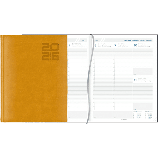 Agenda Plan-a-week 2026 ocre