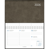 Agenda de poche Novoplan 2026 spirale Gris