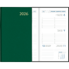 Agenda de poche Visuplan 2026 relié vert