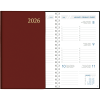 Agenda de poche Visuplan 2026 spirale bordeaux